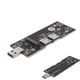 thumbnail image 2 of M.2 to USB 3.0 NGFF Key B 3G/4G/5G Riser Module Test Adapter with Dual SIM Card Slot, 2 of 4