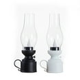 thumbnail image 5 of opvise Electronic Candle Light Creative Nostalgia Waterdrop Wick Warm Light 80s Retro Style Electronic Kerosene Lamp Red Bronze, 5 of 7