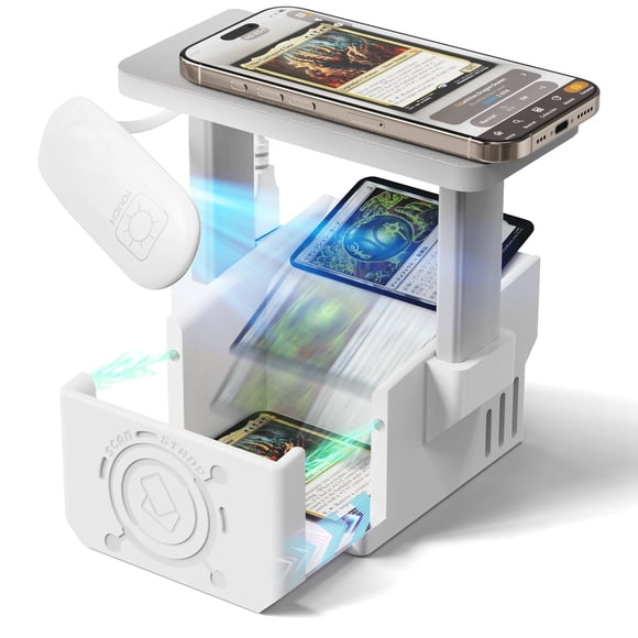 Escáner de tarjetas Pro OSTENBIG para tarjetas coleccionables con luz LED