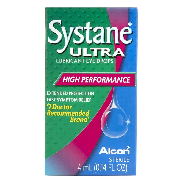 SYSTANE ULTRA Lubricant Eye Drops for Dry Eye Symptoms, 4mL Walmart