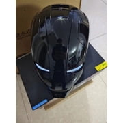 Guvpev Iron Hero Helmet - MK5 1:1 Collectible Wearable Electronic Black Mask with Voice Control & LED Eyes, Touch & Remote Control, Realistic Jarvis Sound Effects, Superhero Cosplay Prop Gifts