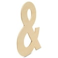 thumbnail image 2 of Ampersand Cutouts 12-inch, Pack of 50 Wood Door Hanger Blanks, Wooden Crafts to Paint, Wooden Cutouts for Crafts, by Woodpeckers, 2 of 5