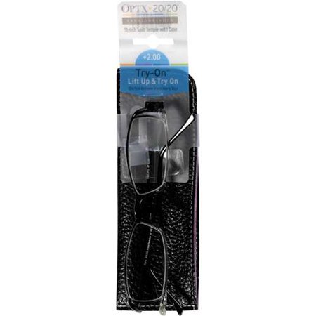 Optx 20/20 Extra Comfort Flex6 +2.00 Reading Glasses