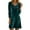 Green, variant on CAIXIA Women's Velvet Dresses Cowl Neck Long Sleeve Party Cocktail Holiday Mini Dresses 2026,Wine