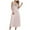 Pink, variant on qolati Silk Nightgowns for Women Satin Lace Trim V Neck Cami Long Dress Nightshirts Soft Sleepwear Full Length Loungewear Nightwear Gift
