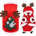 thumbnail image 1 of Ropa para mascotas Cachorro Gato Perro Sudadera con capucha Puente Navidad Invierno Ropa cálida WD.WDQZL Hogar, 1 of 2