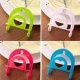 thumbnail image 7 of Kitchen Bathroom Sink Heart-Shape Suction Sponge Holder Storage Rack with Hooks Design for Soap Sponges Scrub Brushes (White), 7 of 7