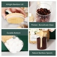 thumbnail image 2 of LEAVESANDTREES Y Clear Glass Airtight Coffee Food Storage Container (3 Count), 2 of 8