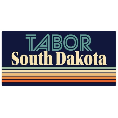 

Tabor South Dakota 5 x 2.5-Inch Fridge Magnet Retro Design