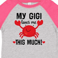 thumbnail image 4 of Inktastic My Gigi Loves Me Grandkids Boys or Girls Toddler T-Shirt, 4 of 5