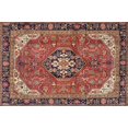 thumbnail image 1 of Ahgly Company Machine Washable Indoor Rectangle Traditional Saffron Red Area Rugs, 2' x 3', 1 of 7