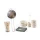 thumbnail image 5 of Matcha set cerámica tazón de matcha con cuchara de té té té japonés kit para batir para principiantes regalos de amantes del té de la familia blanco, 5 of 9