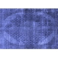 thumbnail image 1 of Ahgly Company Machine Washable Indoor Rectangle Oriental Blue Industrial Area Rugs, 2' x 3', 1 of 4
