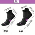 thumbnail image 6 of 3 Pairs Ankle Running Socks Low Cut Breathable Sports Tab Cushioned Casual Cotton Socks for Men and Women , Athletic Cushioned Low Cut Running Socks for a Secure Fit, 6 of 8