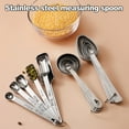 thumbnail image 4 of Measuring Spoon Set Spice Measurement Spoons Clear Measurement Markings, 4 of 5
