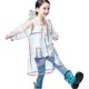 thumbnail image 5 of FELTECHELECTR Poncho impermeable reutilizable de EVA transparente con capucha, de una pieza, para niños (talla L, colorido)., 5 of 5