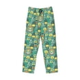 thumbnail image 4 of Balery Animals with Leaf print Men's Pajama Pants,Ultra Lightweight Pjs,Lounge Pant-Small, 4 of 9