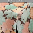 thumbnail image 4 of Autumn Dog Crate Cover, Grunge Style Big Seasonal Leaf Silhouettes Scattered, Easy to Use Pet Kennel Cover for Medium Large Dogs, 35" x 23" x 27", Multicolor, by Ambesonne, 4 of 6