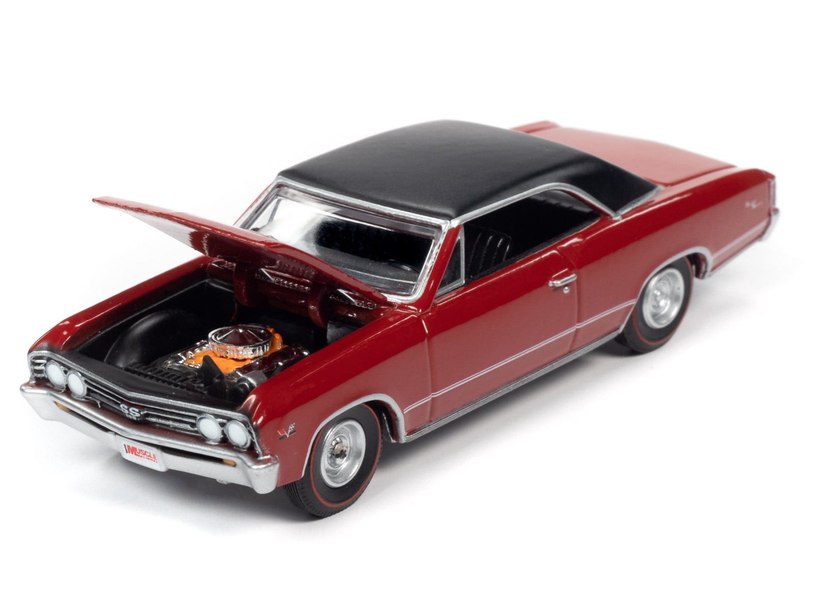 Auto World 1967 Chevy Chevelle SS Deep Red Car Play Vehicle
