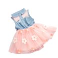 thumbnail image 2 of YMH Baby Kid Girls Summer Fashion Sweet Flower Bow Sleeveless Tutu Princess Dress, 2 of 5