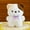 White 2, variant on Super Soft Cute Plush Stuffed Animal Toy for Kids, Funny Decorative Plushies for Boys and Girls, Adorable Stuffed Animal Birthday Gift 9.8 Inch