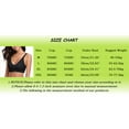 thumbnail image 4 of Sngxgn Womens Adjustable Thin Strap Sports Bra - Padded Wireless Workout Yoga Bra(Beige,XXL), 4 of 9