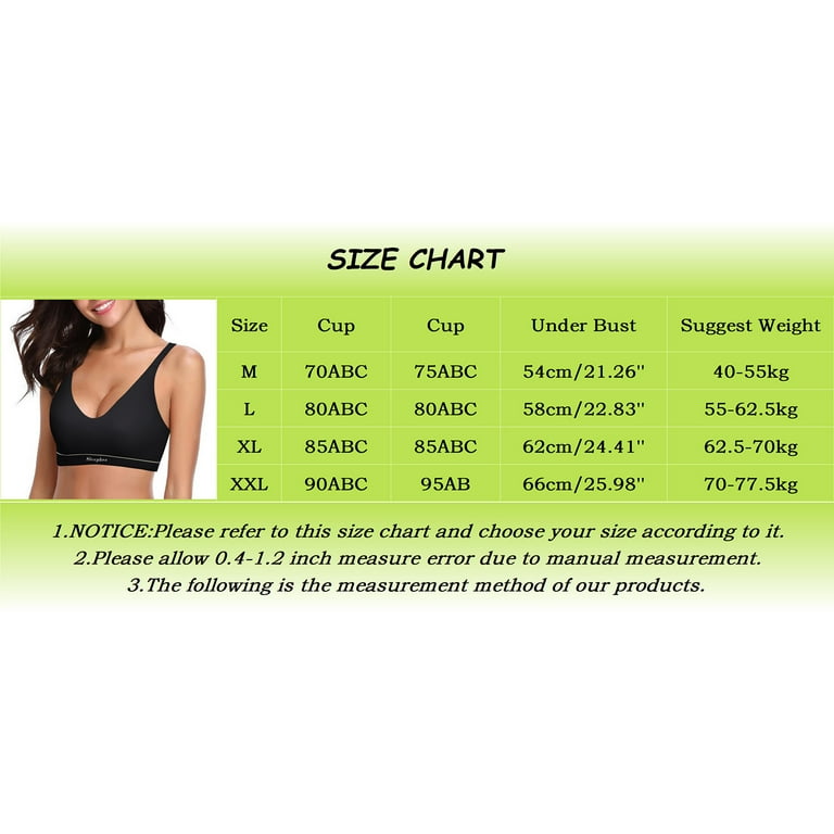 CAICJ98 Sports Bras For Women Sports Bras for Women High Impact Racerback  Workout Sports Bra High Support for L Bust Plus Size Green,XXL