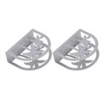 thumbnail image 4 of Napkin Holder, 2Pcs Thicken Easy To Clean Glossy Edge Upright Napkin Holders Wear Resistant Metal  For Gift For Restaurants Coconut Tree Pattern, 4 of 8