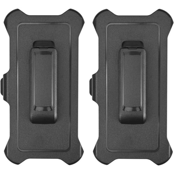 (2Pack) Replacement Belt Clip Holster for OtterBox Defender Series Case Apple iPhone 16-6.1"with 360°Rotating Kickstand(2Pack)
