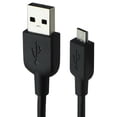thumbnail image 1 of Sony OEM (6-inch) Micro-USB Charge &amp; Sync Cable - Black (EC300) (Used), 1 of 2