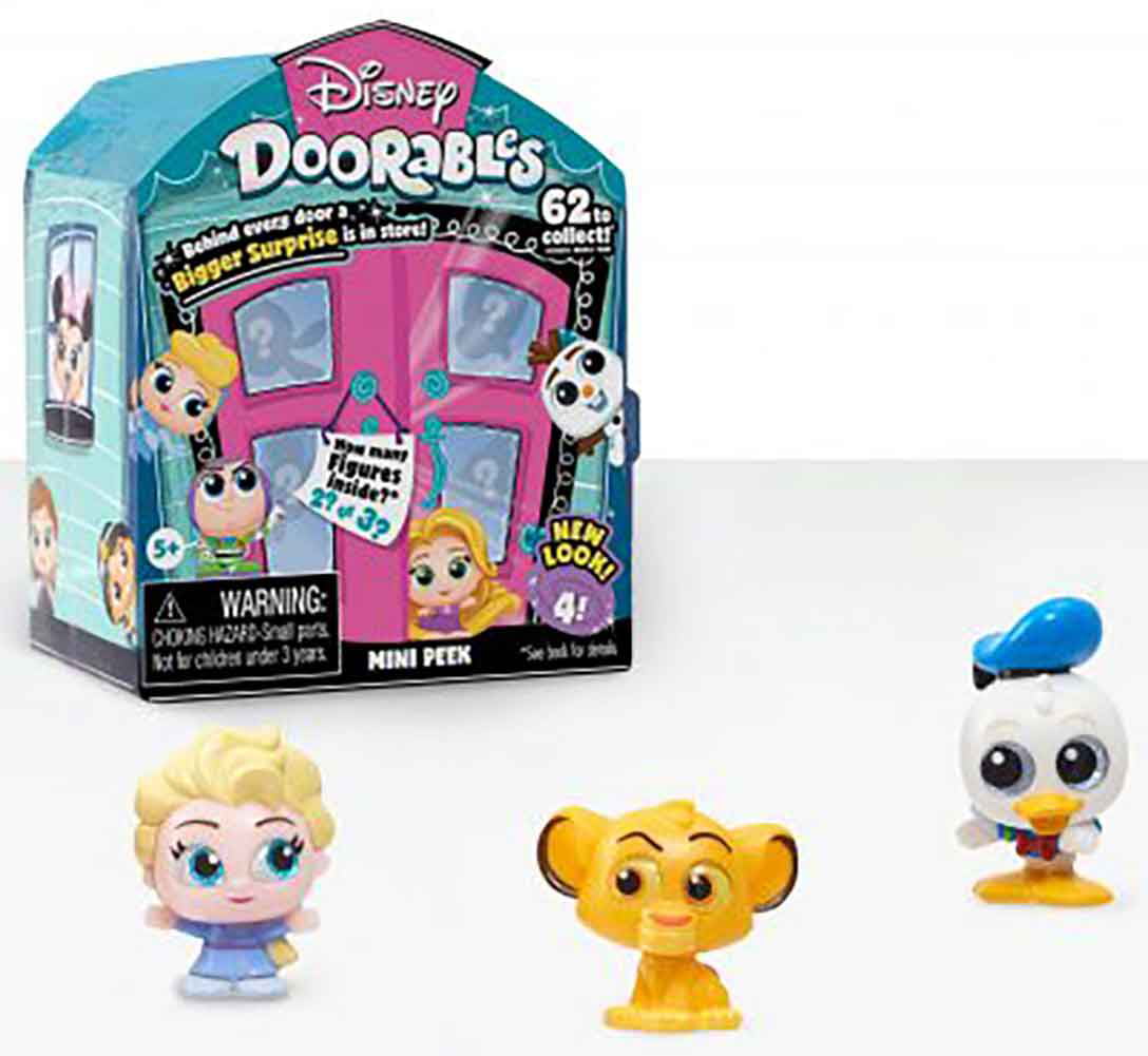Lot of 2 Series 4 Disney Doorables Mini Peek Packs Surprise Figures SHIPS FAST!! 
