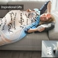 thumbnail image 5 of Christian Scripture Blanket Spiritual Gifts for Women Religious Throw Blanket with Bible Verse Inspirational Healing Thoughts Gifts for Women Men Pastor Appreciation Blanket, 5 of 5