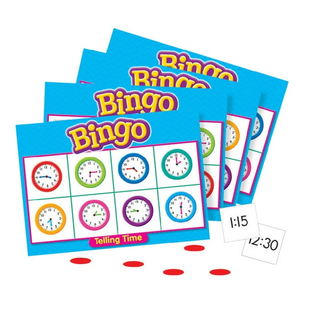 Trend Enterprises Telling Time Bingo Game