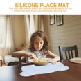 thumbnail image 4 of Reusable Silicone Place Mat Toddler Kids Place Mat Kids Dining Table Mat, 4 of 8