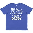 thumbnail image 3 of Inktastic My Best Friend is My Daddy with Hearts Youth T-Shirt, 3 of 5