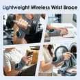 thumbnail image 6 of Cordless Wrist Massager Brace, Electric EMS Wrist Massager with 10 Modes & 29 Intensities, Rechargeable Magnetic Detachable Wrist Support Wrap for Fatigue Relief, Office Home Travel Use, 6 of 11