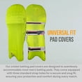 thumbnail image 4 of Bratla Cricket Batting Pads Covers Color Fit Neatly on Legguards Easily Put On, 4 of 22