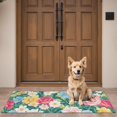 thumbnail image 4 of Pioneer Flower Floral Print Pattern Door Rugs,Washable Non Slip Door Mats Indoor,Decorative Door Mats,Entry Mat Indoor for Entrance,Bedroom,Kitchen,Bathroom,16"x47", 4 of 6