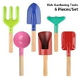 thumbnail image 2 of Niños Herramientas de jardinería Rake Fork Planting Padre-niño Actividades Jugando Juguetes de arena Accesorios al aire libre para niños 6 paquetes Vogacara HA028603-00, 2 of 7