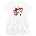 thumbnail image 3 of Inktastic That's My Big Brother out There- Baseball Girls Toddler Dress, 3 of 5