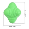 thumbnail image 2 of Uxcell Bounce Reaction Balls Coordination Training Ball Agility Trainer TPR Low Difficulty, Green, 2 of 5