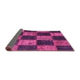 thumbnail image 2 of Ahgly Company Indoor Round Patchwork Pink Transitional Area Rugs, 6' Round, 2 of 4