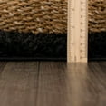 thumbnail image 3 of Hauteloom Heavenly Solid Shag Area Rug for Living Room Bedroom - High Pile Fluffy Carpet - Soft Shaggy Cozy Plush Rug - Black - 6'7" x 9', 3 of 19