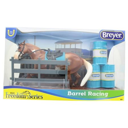 Breyer Classics 1/12 Model Horse Play Set - Barrel Racing - Walmart.com