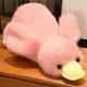 thumbnail image 1 of Muñeco de peluche con lindos patitos blancos y amarillos, ideal para dormir. Muñeco de peluche con grandes gansos. Almohada de peluche para regalo., 1 of 6