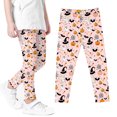 thumbnail image 5 of Odeerbi Toddler Girls Leggings Halloween Ghost Print Stretchy Tights Pants 3-8 Years Kids Soft Comfortable Ankle Length Printed Leggings Pink, 5 of 5