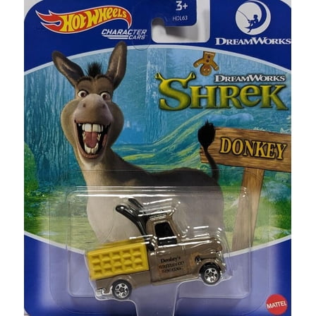 Hot Wheels Character Car Donkey 1:64 scale DreamWorks / Mattel