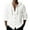 White, variant on Caqnni Mens Cotton Linen Casual Stylish Button Down Shirt Long Sleeve Dress Shirts (White,XL)
