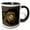 Black/White, variant on 3drose, Beautiful Steampunk Hearts Clock and Gears, 11oz Mug