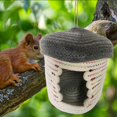thumbnail image 4 of Invierno cálido de pájaro casa cobertizo choza hamaca colgante jaula de pinzón mullida de pájaros escondite para hámster Yinane Jaula para loros de aves, 4 of 8